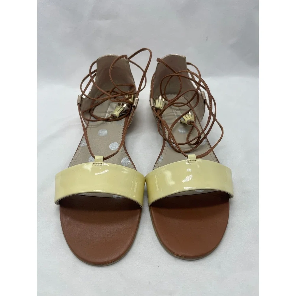 Boden Sandals Sienna Women's Shoes Leather Lace Up Ankle Tie - EUR 40 US 9
